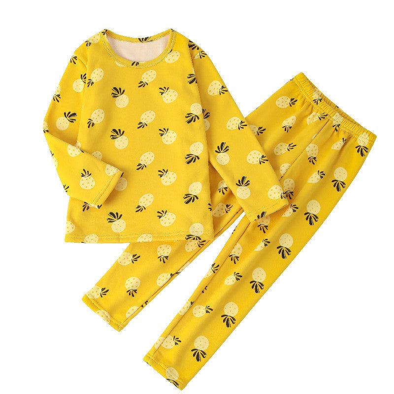 Children's Underwear Suit Fleece-lined Thickened - MAXIME