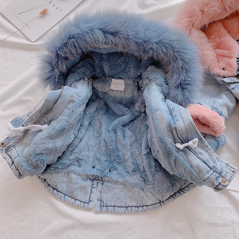 Girl denim coat - MAXIME