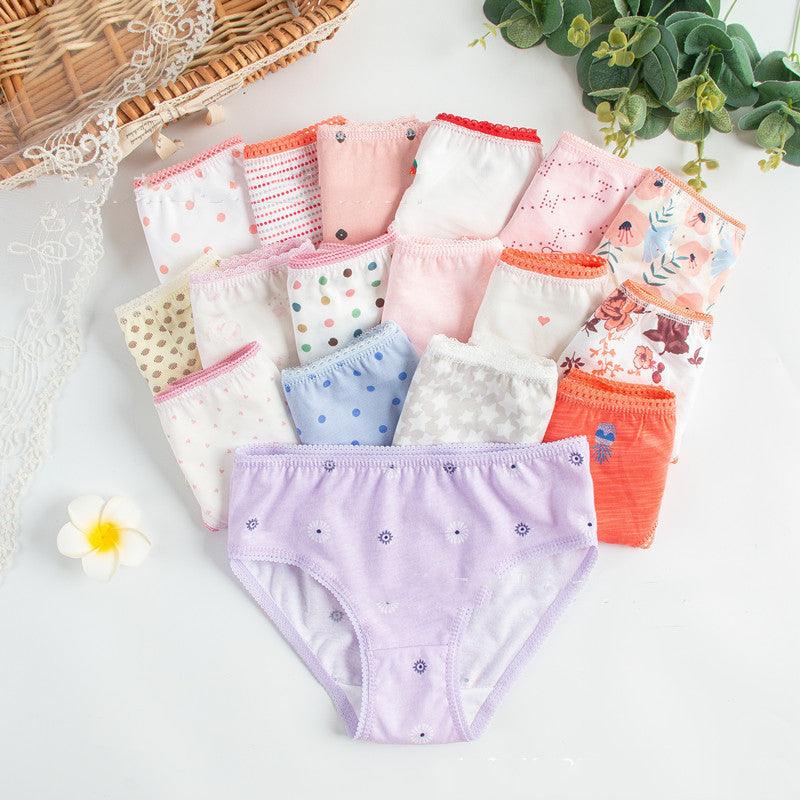 Children's Underwear Multi-fancy Floral Triangle - MAXIME