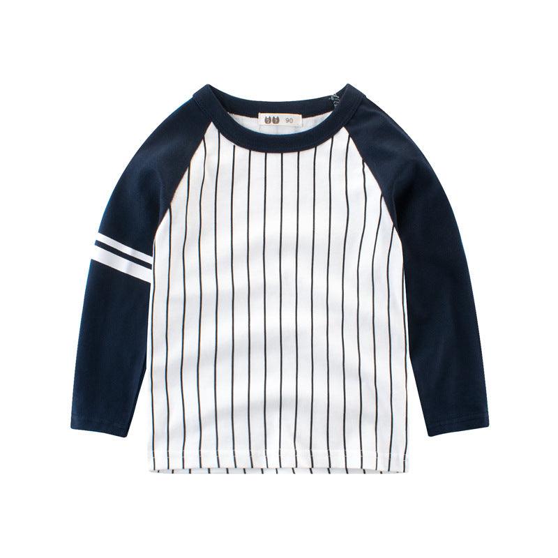 Long-sleeved colorblock kids T-shirt - MAXIME