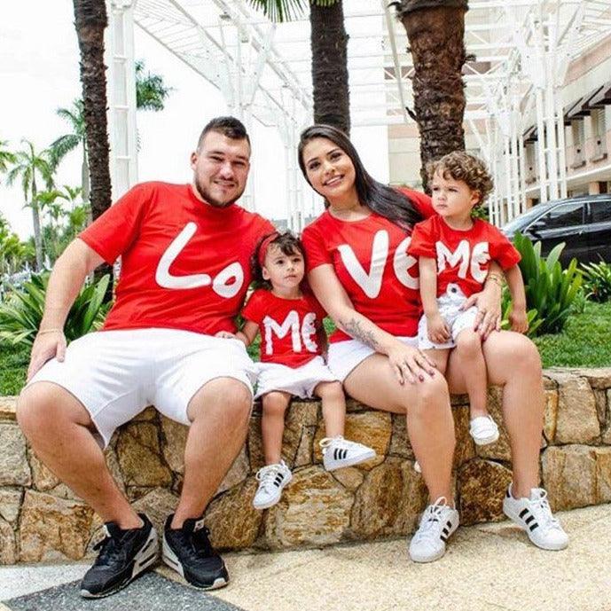 Family Portrait Parent-child Short Sleeve T-shirt - MAXIME