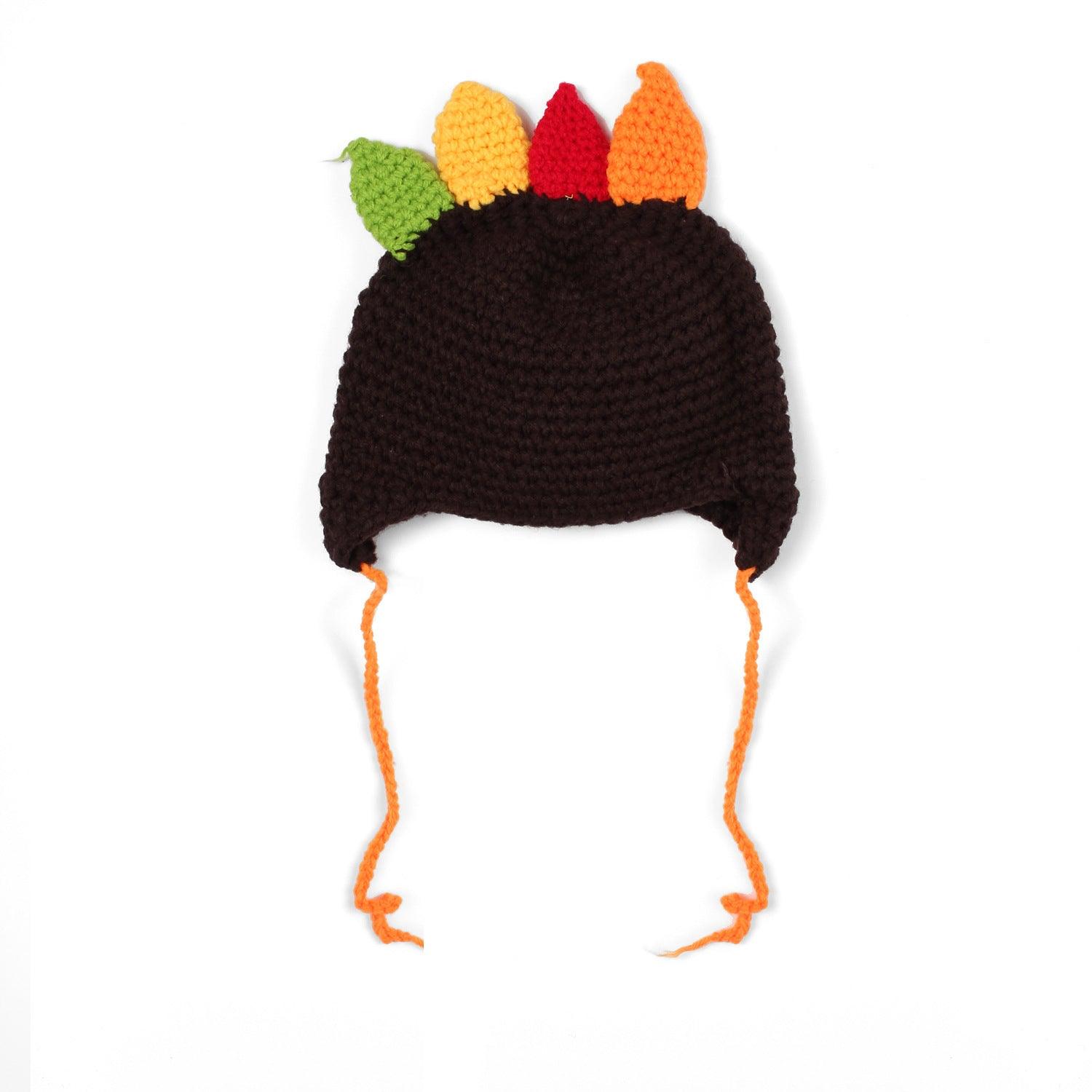 Thanksgiving hand-woven turkey hat - MAXIME