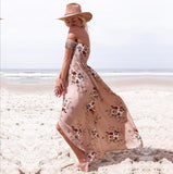 Women Off shoulder beach summer dresses - MAXIME