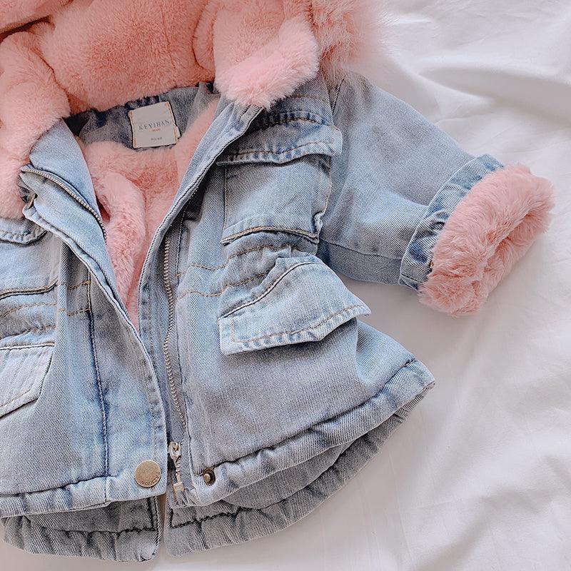 Girl denim coat - MAXIME