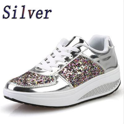 Sequin women's sneakers - MAXIME