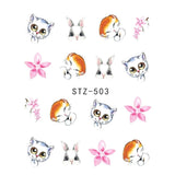 1pcs Nail Sticker Butterfly Flower - MAXIME