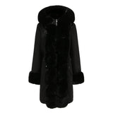 Women's Collar Mid-length Long Sleeve Parka - MAXIME