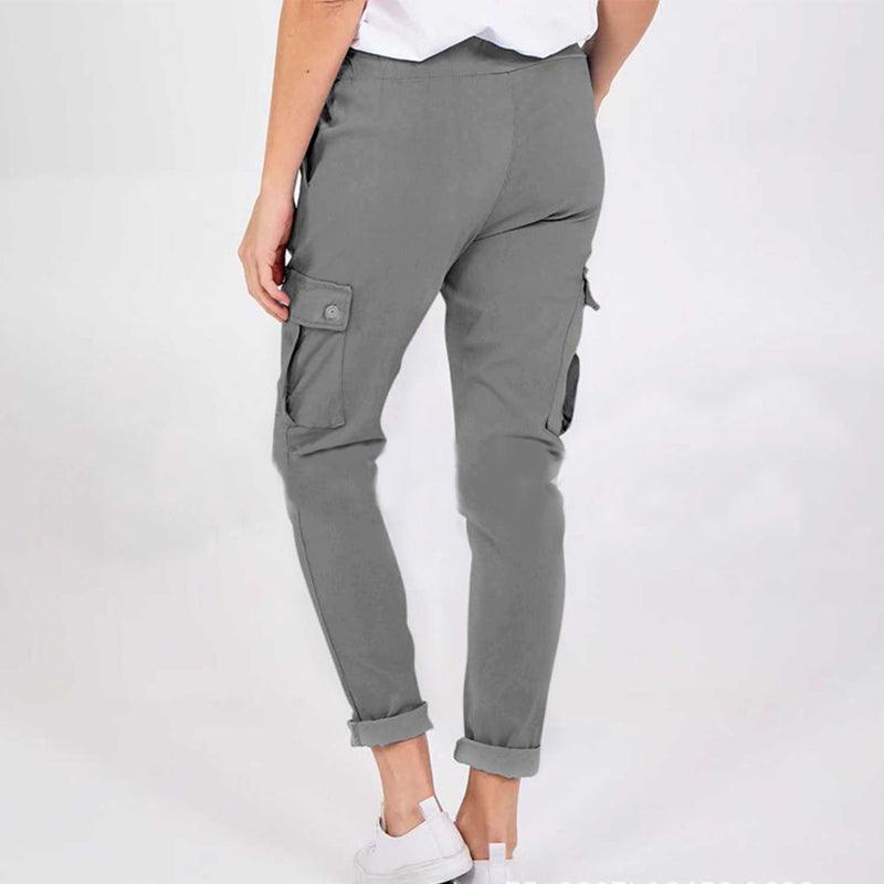 Waist Pencil Trousers Cargo - MAXIME