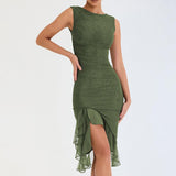 Slim Skinny Sleeveless Dress - MAXIME