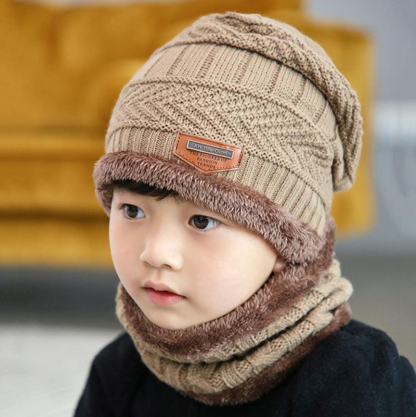 Warm knitted hat children's cap - MAXIME