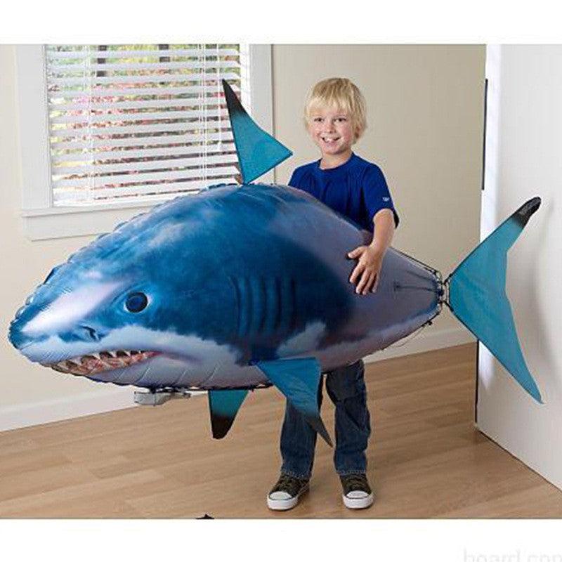 Remote Control Shark Toy Air Swimming Fish Infrared Flying RC Airplanes Balloons - MAXIME