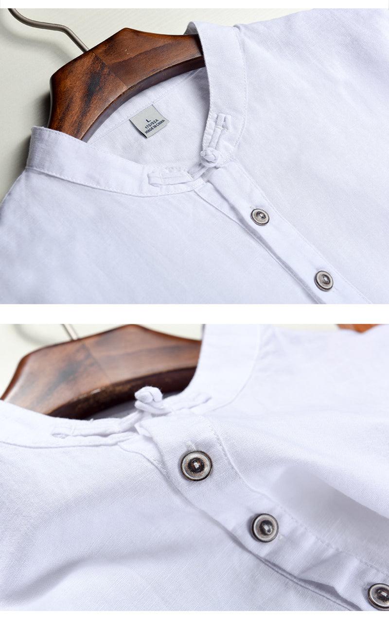 Cotton linen shirt - MAXIME