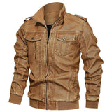 Men's Pu Leather Coat - MAXIME