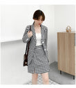 Maxime Plaid suit skirt suit - MAXIME