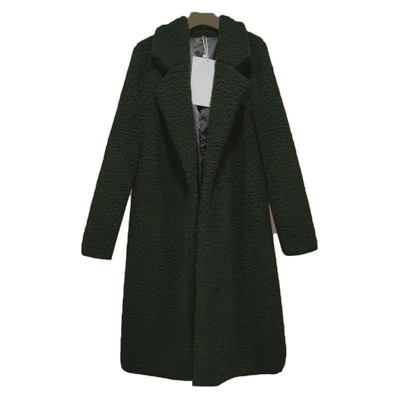 Women's Lapel Long Sleeve Coat Clothing - MAXIME