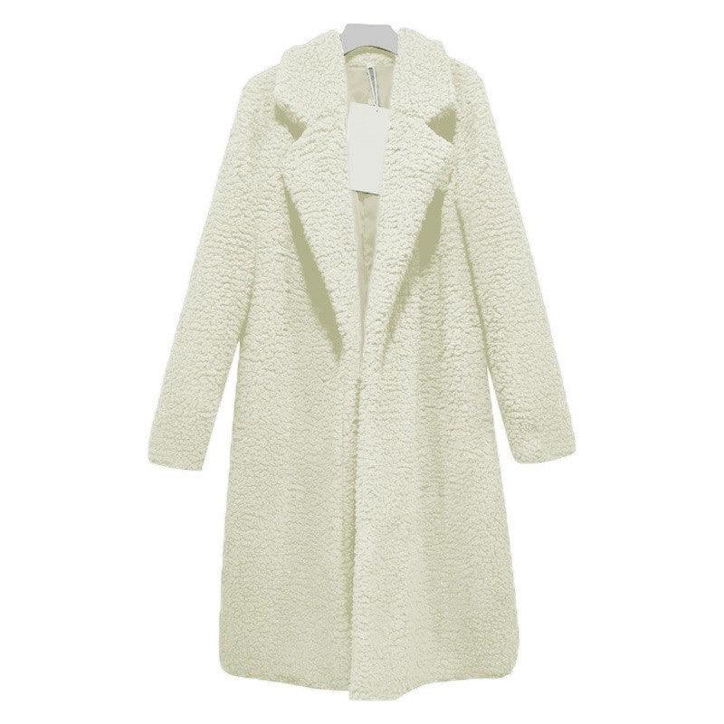 Women's Lapel Long Sleeve Coat Clothing - MAXIME