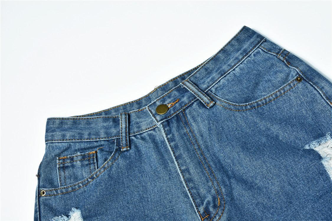 Hip Hop Jeans With Big Holes - MAXIME