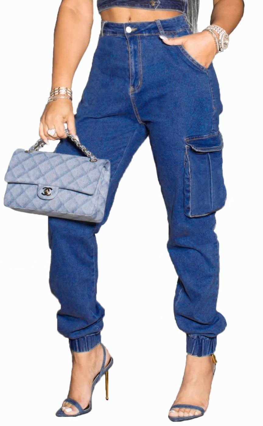 Maxime Denim Comfort And Casual Tapered Overalls - MAXIME