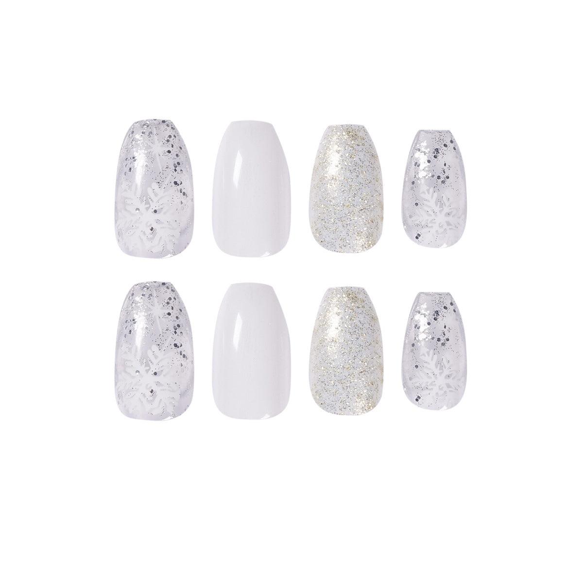 Ice Glitter Short Ballet Foreign Trade Section Wears Nail Art - MAXIME