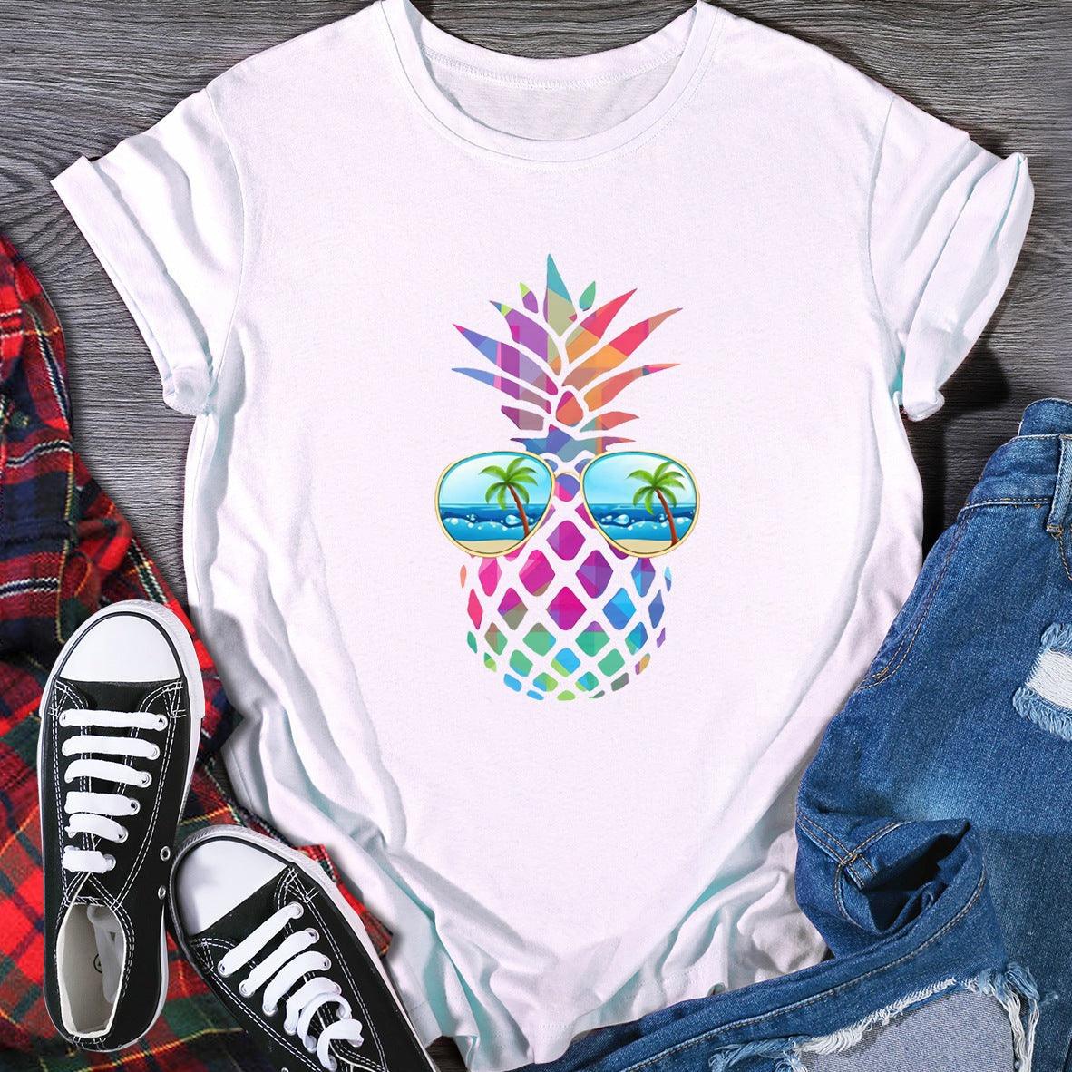 Maxime Eye Pineapple T-shirt Women - MAXIME