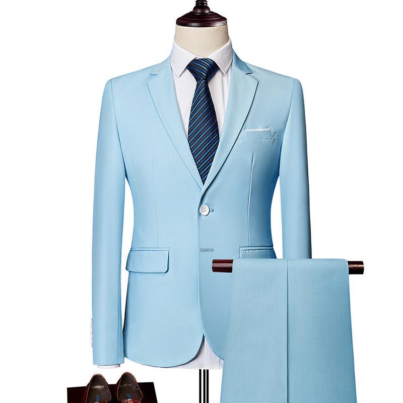 Men's Business Casual Suit Suit Two-piece Set - MAXIME