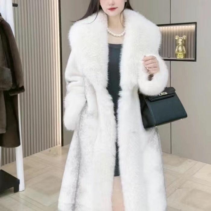 Mink Hair Fur Overcoat Women - MAXIME