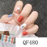 Nail Sticker 3D Diamond Nail 14 Stickers Waterproof - MAXIME