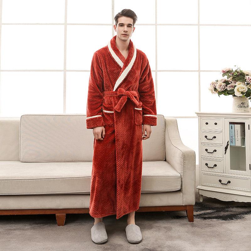 Women Pajamas Couple Gown Bathrobe Winter Robe - MAXIME