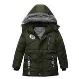 Boys Thicken Hooded Jacket - MAXIME