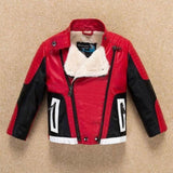 Boy's Thickened Leather Jacket - MAXIME