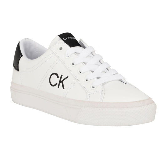 Calvin Klein Women's CYLAIE Sneaker, White - MAXIME