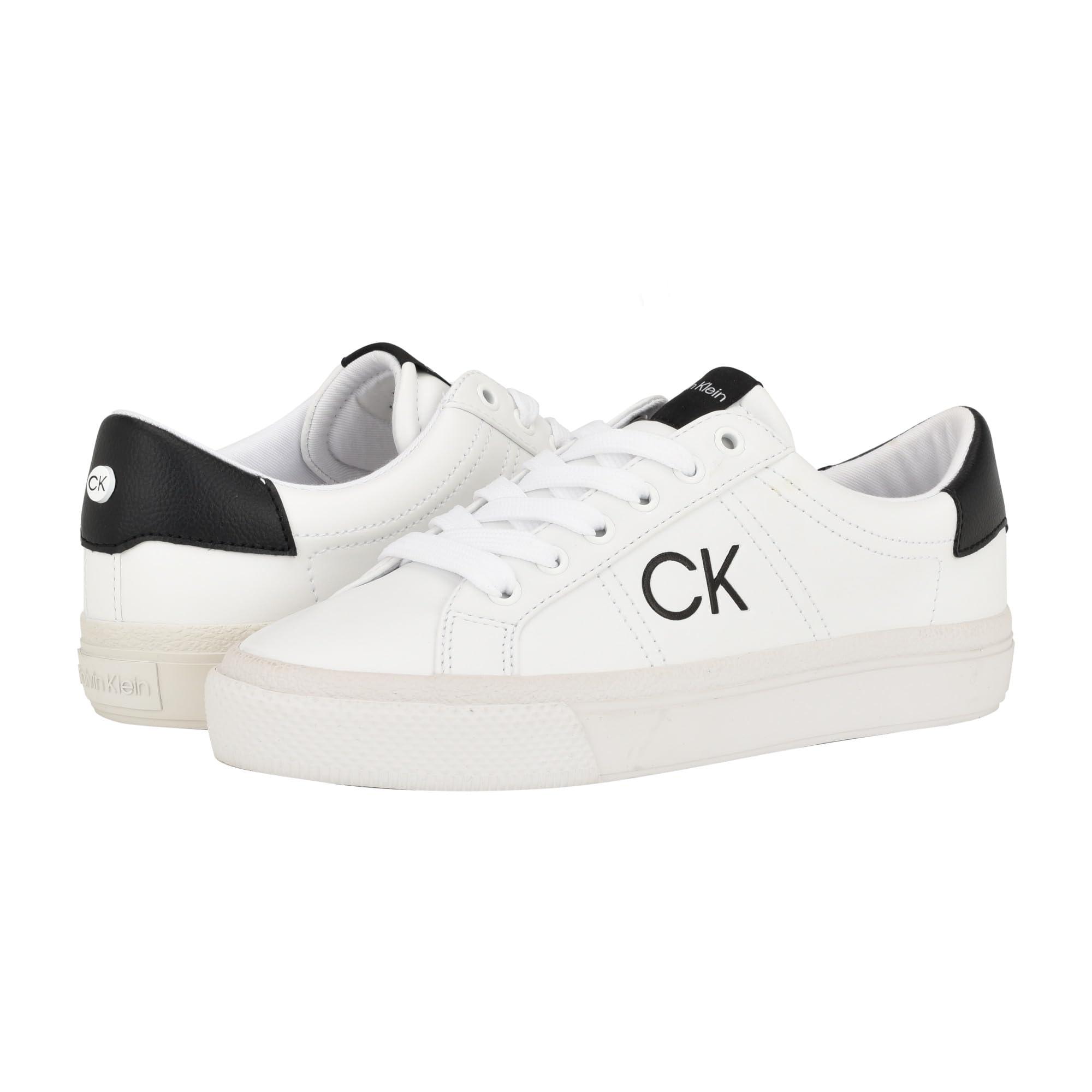 Calvin Klein Women's CYLAIE Sneaker, White - MAXIME