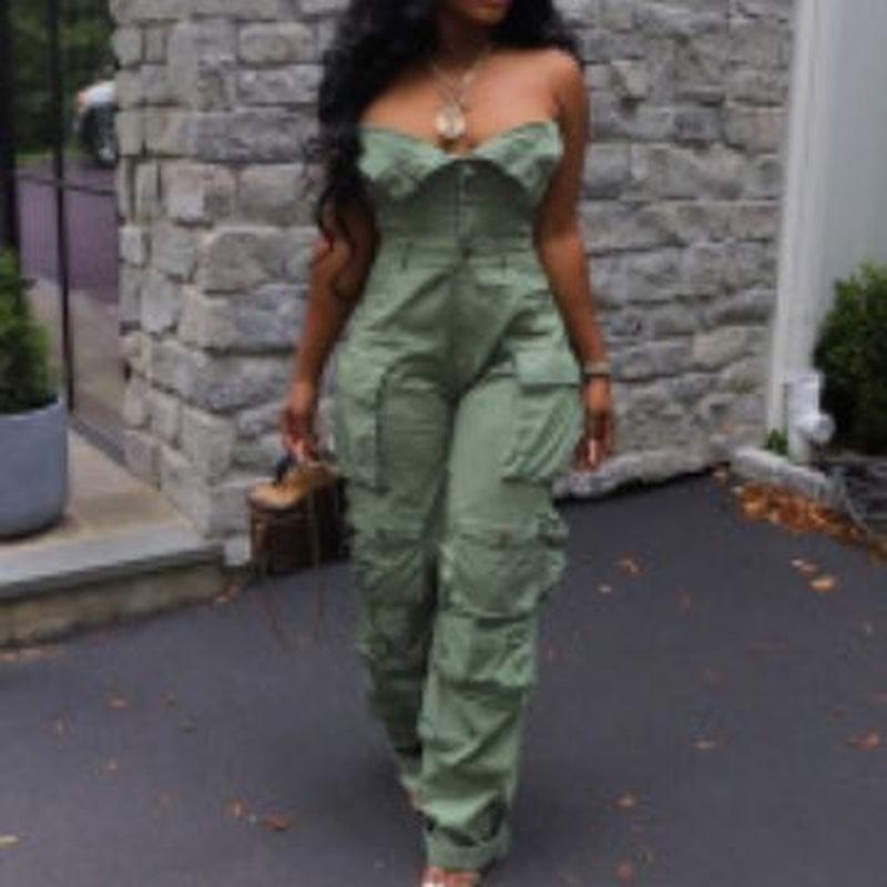 Single-Breasted Jumpsuit - MAXIME