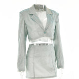 MAXIME High-waisted Skirt Suit - MAXIME