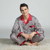 Men's Pajamas Spring And Summer Long-Sleeved Suit - MAXIME