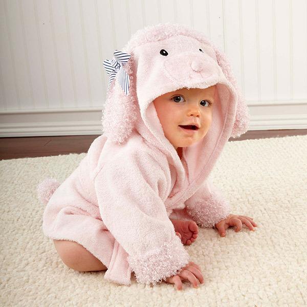 Cartoon Cute Animal Modeling Baby Bath Towels Baby Bathrobes Cotton Children's Bathrobes Baby Hooded - MAXIME