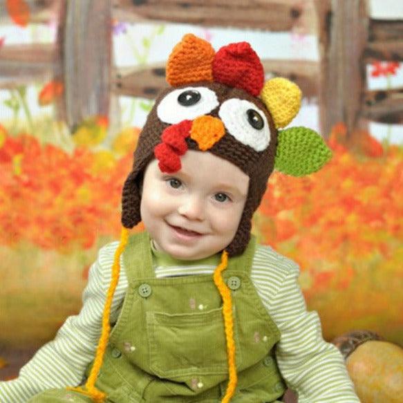 Thanksgiving hand-woven turkey hat - MAXIME