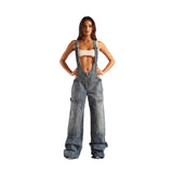 Jumpsuit Streetwear Jeans Pants - MAXIME