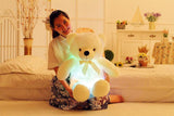 LED Teddy Bear Stuffed Animals Plush Toy Colorful Glowing - MAXIME