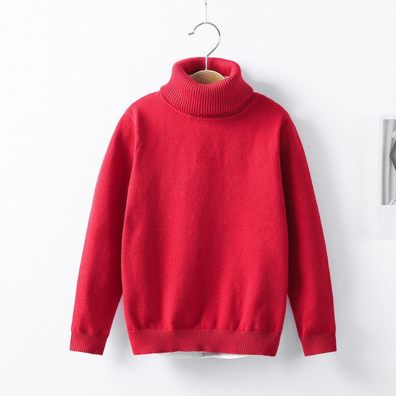 Autumn and winter high collar children's knitwear - MAXIME