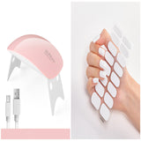 Nail Sticker set Nail Accesoires Nail Strips Full Beauty Adesivos - MAXIME