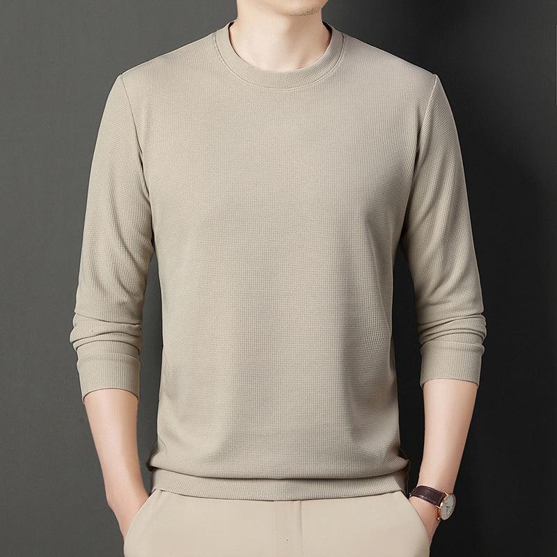 Thin Round Neck Long Sleeve Men's Top - MAXIME