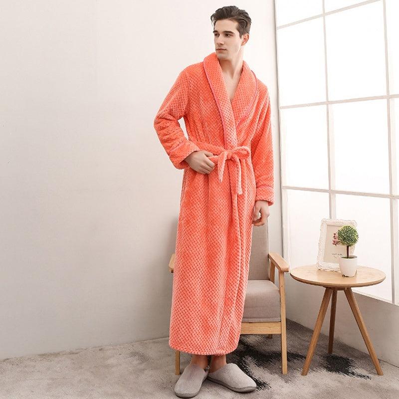 Thick waist velvet bathrobe - MAXIME