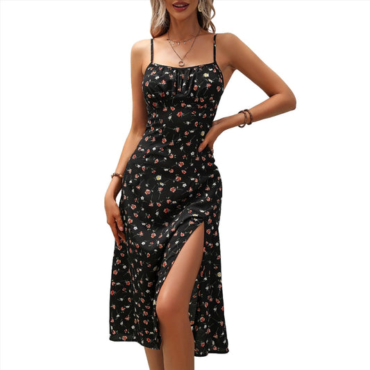 Dress Summer Sexy Slit Long Dresses - MAXIME