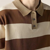 Polo Shirt Casual Striped Short Sleeve - MAXIME