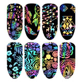 Nail Laser Star Sticker Thermal Transfer Nail Decals Symphony Star Paper - MAXIME