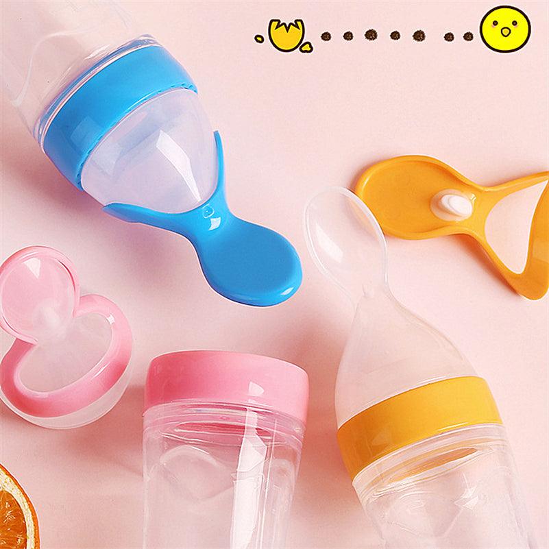 Silicone Training Rice Spoon, Infant Cereal Food Supplement, Safe Feeder - MAXIME