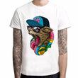 Men Short Sleeve Crazy DJ Cat - MAXIME