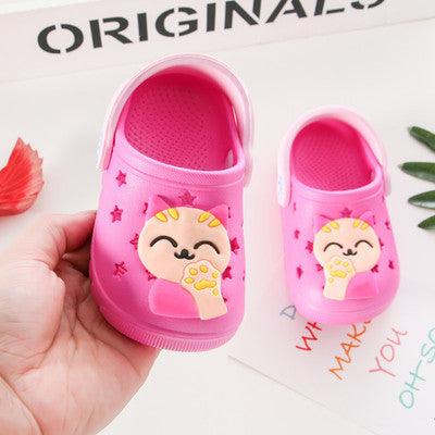 Girls soft bottom lucky cat bathroom slippers - MAXIME