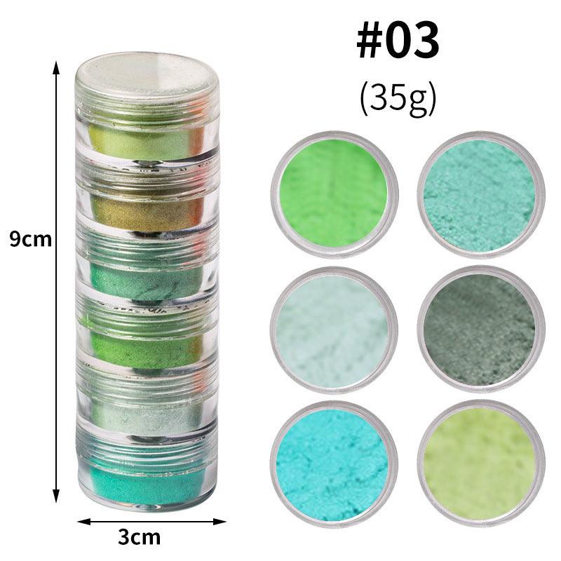 6 Colors Optional Pearl Powder Dyed Powder - MAXIME